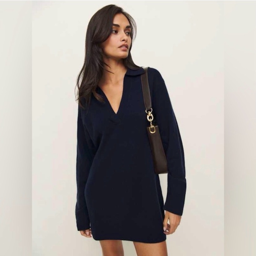 Reformation Maeve Cashmere Polo Dress - Picture 4 of 13